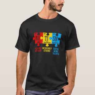 Periodische Tabelle zur Sensibilisierung für Autis T-Shirt