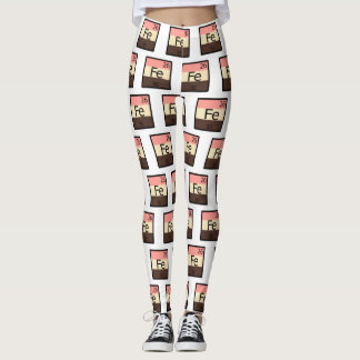 Periodische Tabellen-Muster-Leggings Feedee Leggings