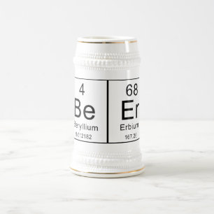 Periodische Tabellen-Zauber-Bier! Bierglas