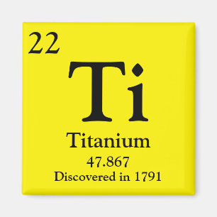 Periodische Titantabelle Magnet