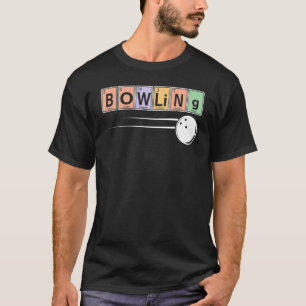 Periodische Übersicht der Elemente Bowling Player T-Shirt