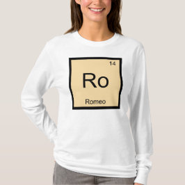 Periodische Übersicht über den Namen der chemische T-Shirt