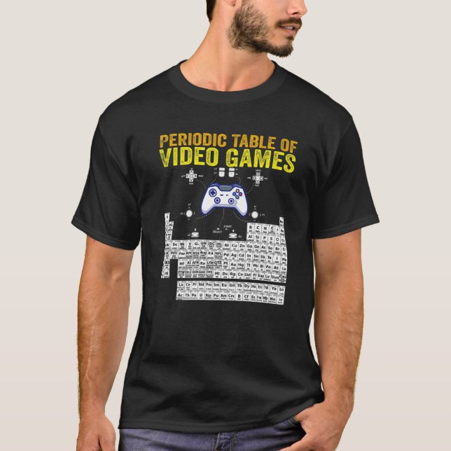 Periodische Übersicht über die Elemente von Videos T-Shirt (Vorderseite)