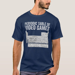 Periodische Übersicht über die Elemente von Videos T-Shirt