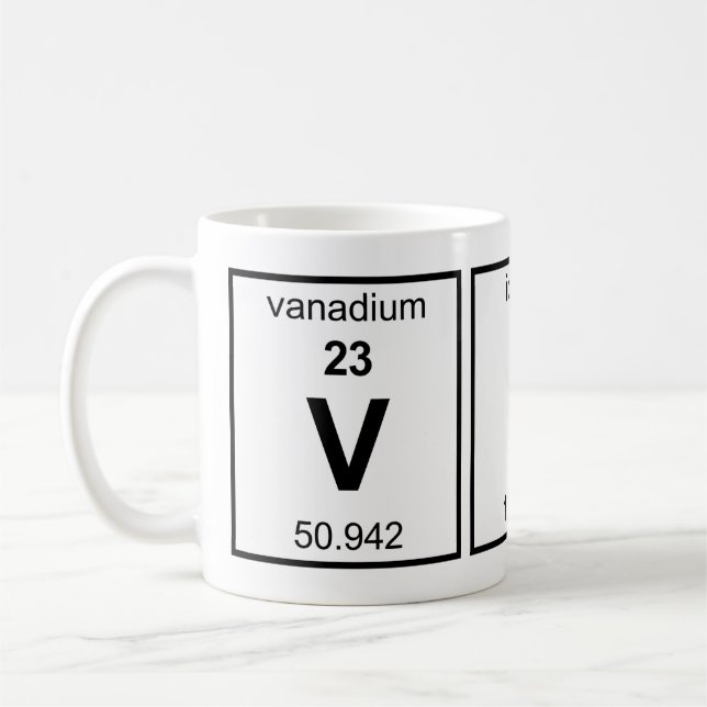 Periodische VIP-Tabelle Kaffeetasse (Links)