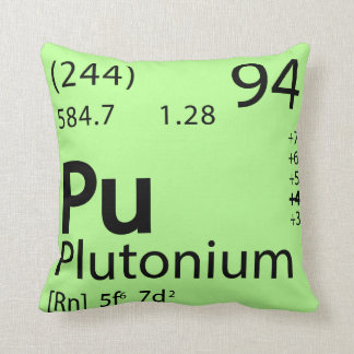 Periodische Wissenschaft des Plutonium-PU-Kissen-| Kissen