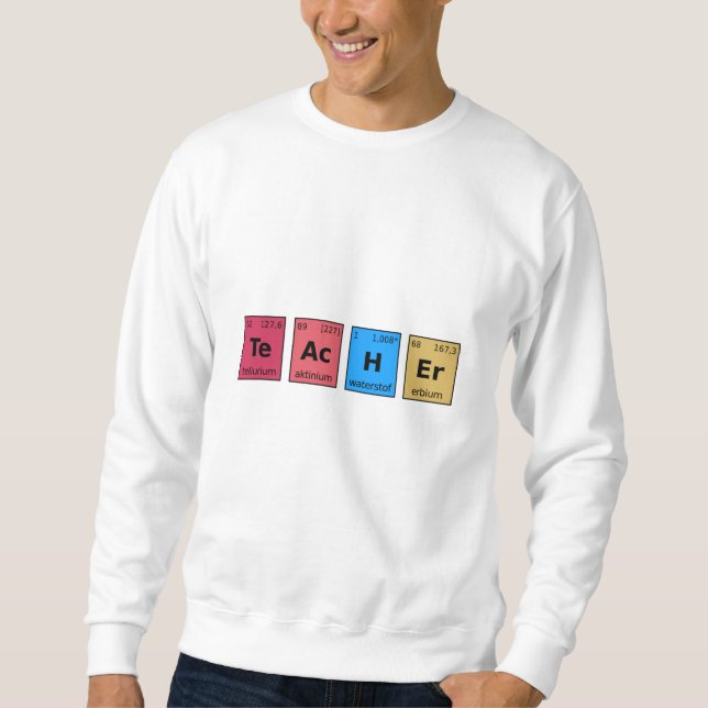 Periodischer Lehrer Sweatshirt (Vorderseite)