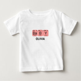 Periodischer Name des Tabellenelements für Baby T-shirt