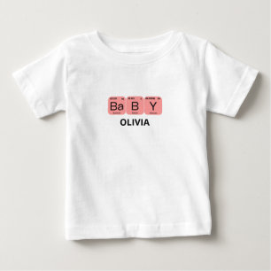 Periodischer Name des Tabellenelements für Baby T-shirt