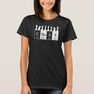 Periodischer Set der Elemente Schachpartien T-Shirt