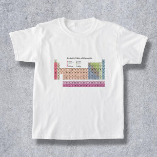 Periodischer T - Shirt der Elemente Kid