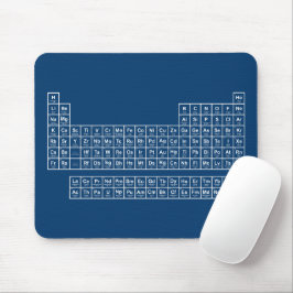 Periodischer Tisch Blue Mouse Pad Mousepad