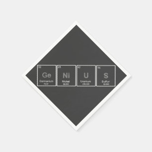 Periodischer Tisch GeNiUS Cocktail Serviette