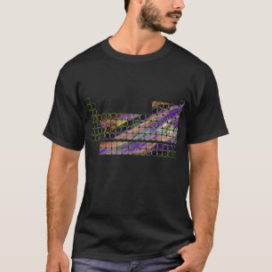 Periodischer Tischnebel Elektronenneutronenphysik T-Shirt