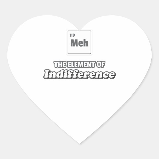 Periodisches Element der Tabelle Mm Herz-Aufkleber (Vorderseite)