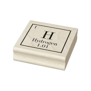 Periodisches Element Gummistempel