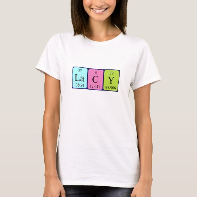 Periodisches Lacy-Shirt T-Shirt (Vorderseite)
