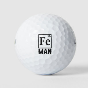 Periodisches Tabellenelement eines "Men Funny Scie Golfball