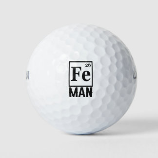Periodisches Tabellenelement eines "Men Funny Scie Golfball