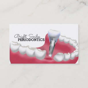 Periodontist Dentist Business Card Visitenkarte