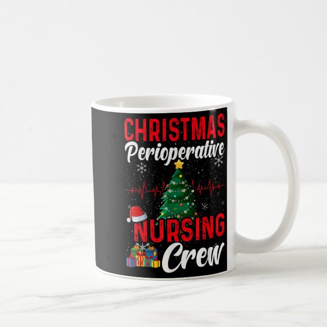 Perioperative Nurse Pre Op Nursing Christmas Crew  Kaffeetasse (Rechts)