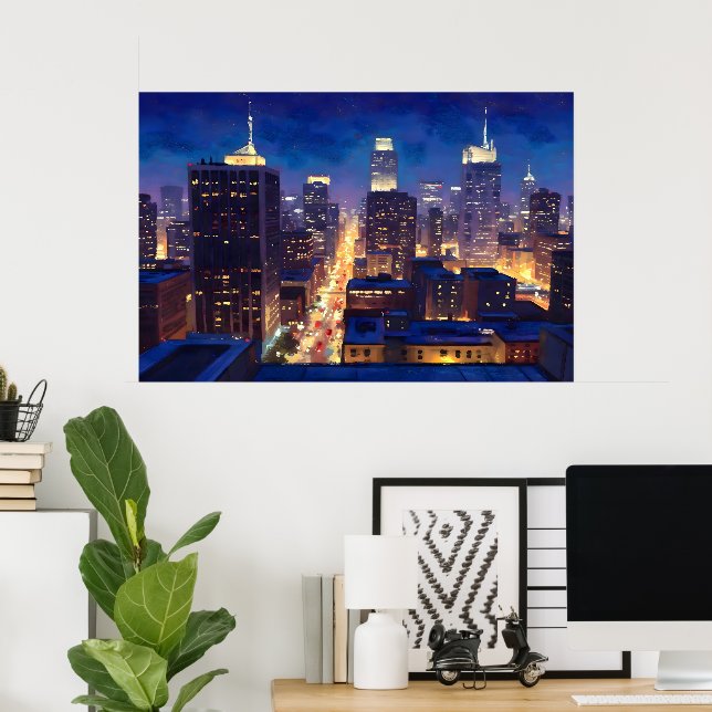 Peripheral Metropolis View Poster (Heimbüro)