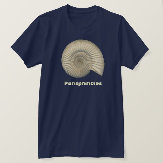 Perisphinctes Ammonit T-Shirt (Design vorne)