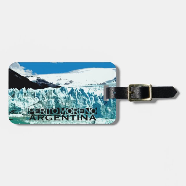 Perito Moreno Gepäckanhänger (Vorderseite horizontal)