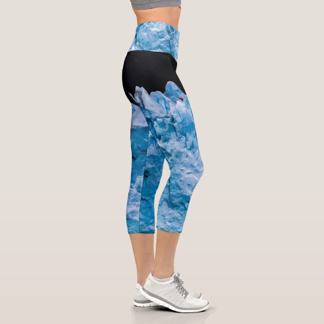 Perito Moreno Glacier Capri Leggings (Rechts)