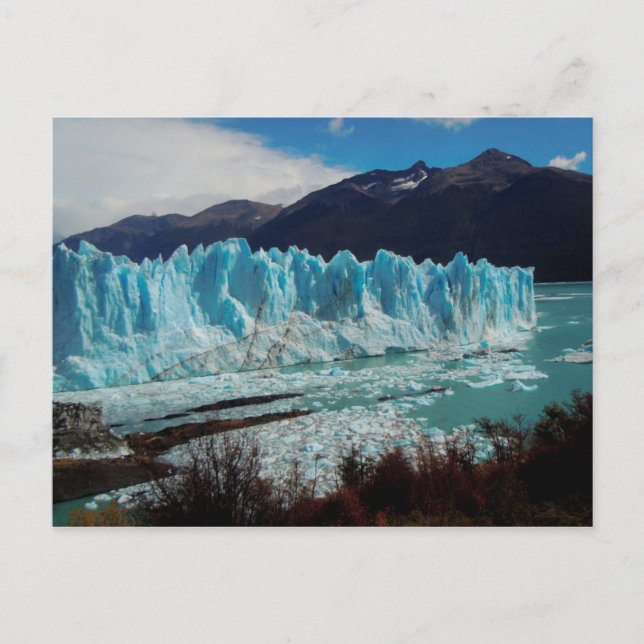 Perito Moreno Glacier Front in den Anden Postkarte (Vorderseite)