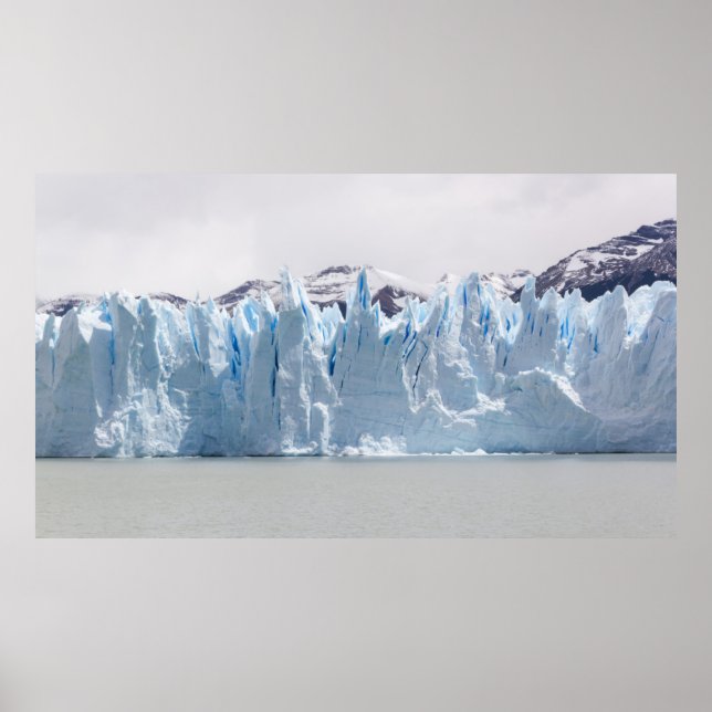Perito Moreno Glacier, Patagonia, Argentinien Poster (Vorne)