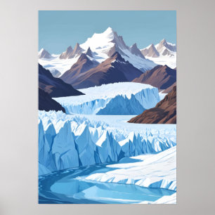 Perito Moreno Glacier Poster