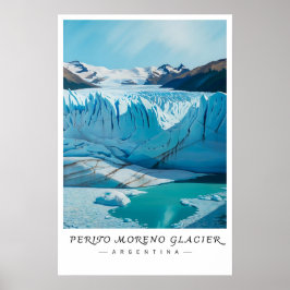 Perito Moreno Gletscher Argentinien Kunst, Patagon Poster