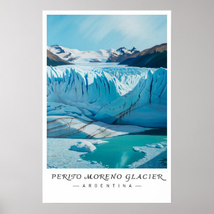 Perito Moreno Gletscher Argentinien Kunst, Patagon Poster