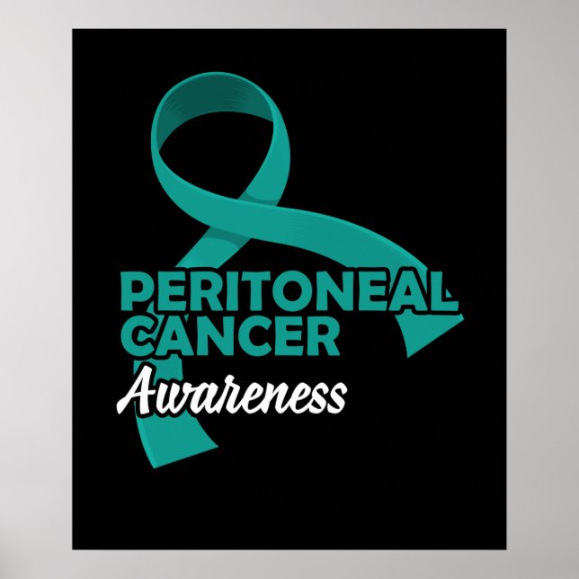 Peritoneal Cancer Awareness Gift for PPC Patienten Poster (Vorne)