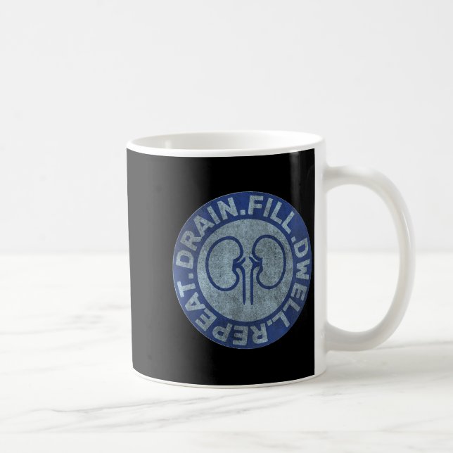 Peritoneal Dialysis Nurse Funny Quote - Black, Uni Kaffeetasse (Rechts)