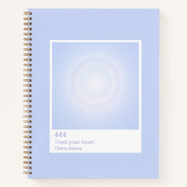 Periwinkle Aura Swatch Engel-Zahlen-Notizbuch Notizbuch