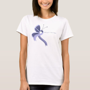 Periwinkle Awareness Ribbon Butterfly T - Shirt