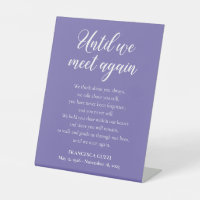 Periwinkle bis wir wieder Gedicht mit Namen treffe