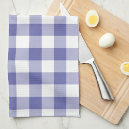 Periwinkle Blue Gingham Trendy Karo Kariertes Must Geschirrtuch