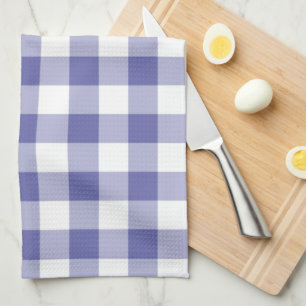 Periwinkle Blue Gingham Trendy Karo Kariertes Must Geschirrtuch