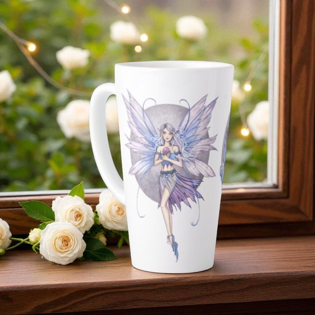 Periwinkle Blue und Lila Mond Fairies Milchtasse (Von Creator hochgeladen)