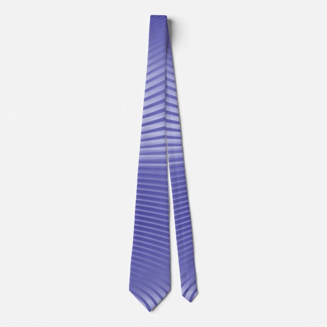 Periwinkle Blue Waves Neck Tie Krawatte (Vorderseite)