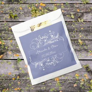 Periwinkle Blüh Gastgeschenk Hochzeit Bag Geschenktütchen