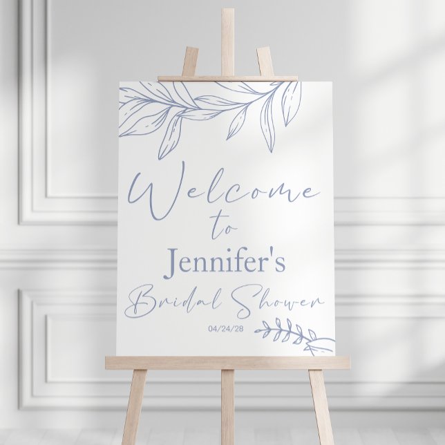 Periwinkle Blume Elegantes Brautparty Poste Poster (Von Creator hochgeladen)