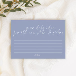 Periwinkle-Blumen Date Night Idee Shower Spiel Briefpapier