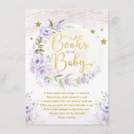 Periwinkle Blumenmoon & Stars Bücher für Baby Girl Begleitkarte