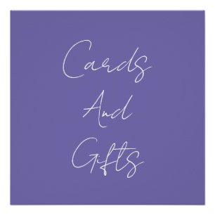 Periwinkle Brautparty Babydusche Hochzeit 2024 Poster