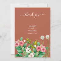 Periwinkle Burnt Orange Terracotta Wedding