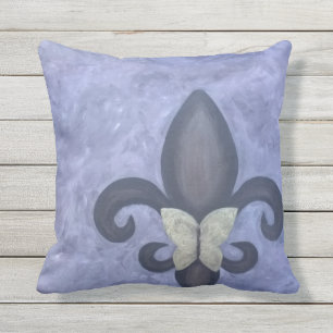 Periwinkle Butterfleur   Lilie Butterfly Kissen Für Draußen